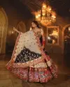 Vc 81 Muslin Printed With Real Mirror Work Lehenga With Blouse Dupatta Online Wholesale
